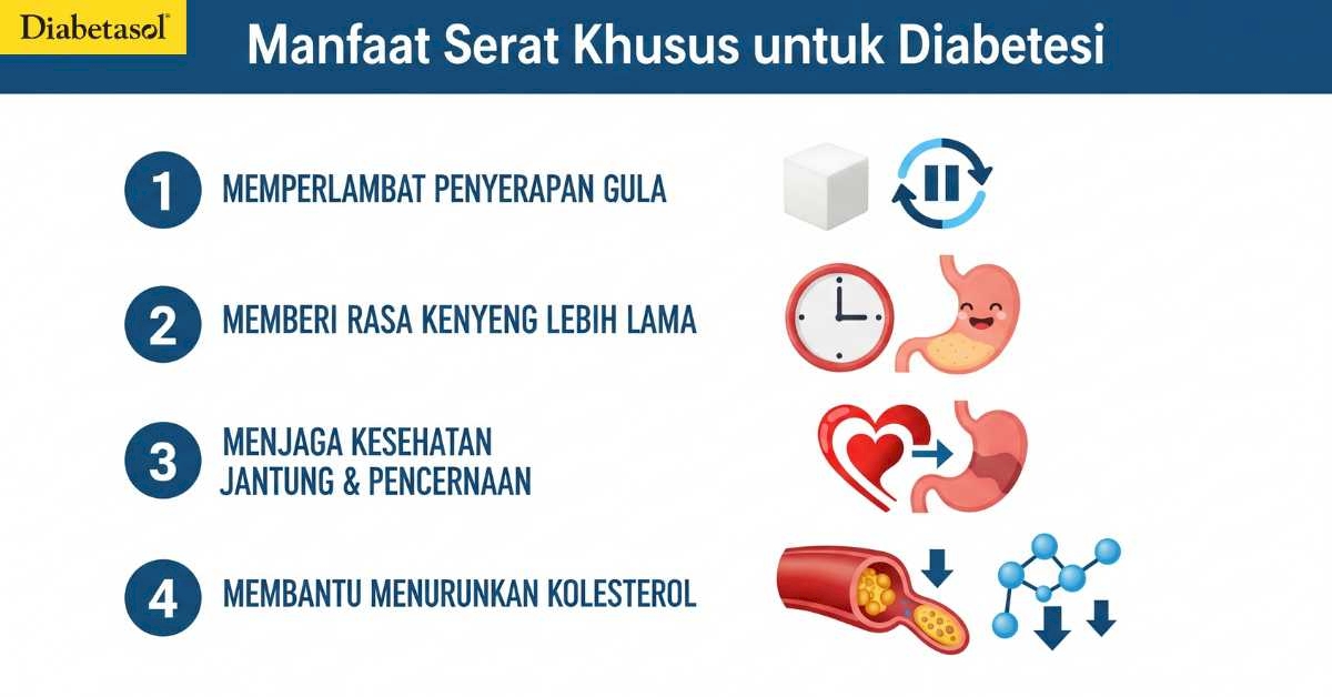 Manfaat Serat Khusus untuk Diabetesi - Diabetasol