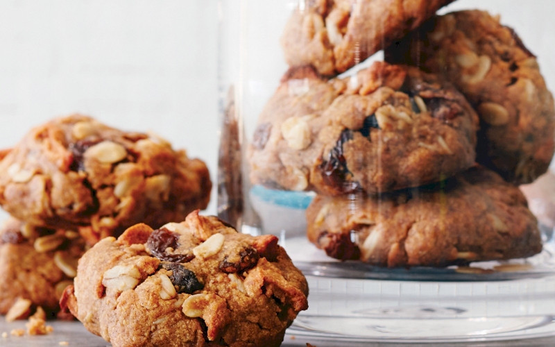 Resep Biskuit Selai Kacang Campur Pisang
