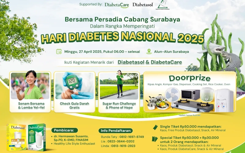 Sejuta Jari: Gerakan Nasional Bersama Diabetasol dan Diabetacare untuk Lawan Diabetes